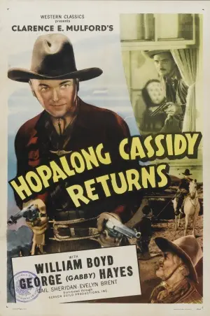 Hopalong Cassidy Returns (1936) White T-Shirt - idPoster.com