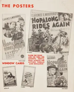 Hopalong Rides Again (1937) White T-Shirt - idPoster.com