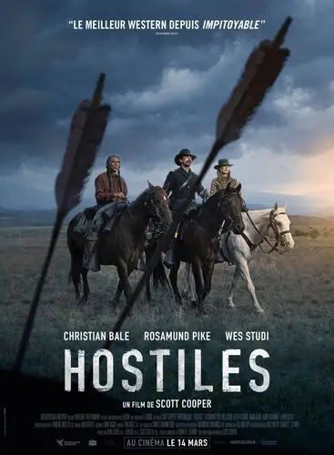 Hostiles (2017) Men's Colored Hoodie - idPoster.com