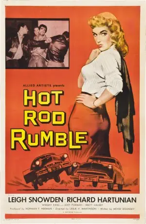 Hot Rod Rumble (1957) Men's Colored T-Shirt - idPoster.com
