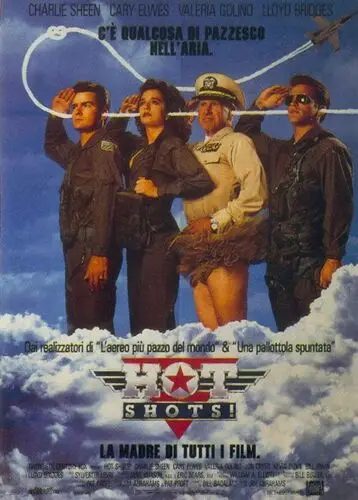 Hot Shots! (1991) Women's Colored Tank-Top - idPoster.com