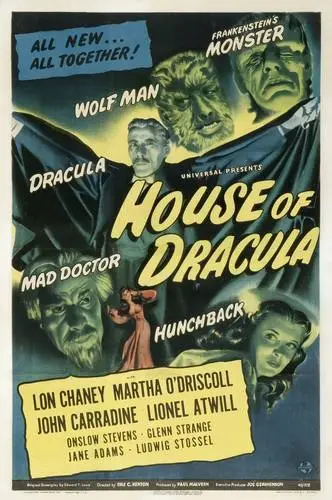 House of Dracula (1945) Women's Colored Tank-Top - idPoster.com