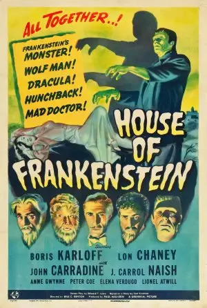 House of Frankenstein (1944) White T-Shirt - idPoster.com