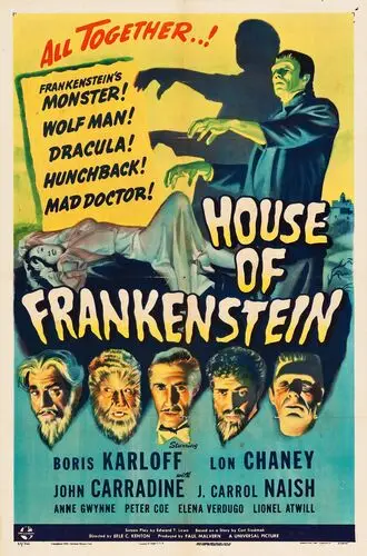 House of Frankenstein (1944) Women's Colored T-Shirt - idPoster.com
