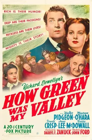How Green Was My Valley (1941) Women's Colored T-Shirt - idPoster.com