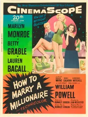 How to Marry a Millionaire (1953) Men's Colored  Long Sleeve T-Shirt - idPoster.com
