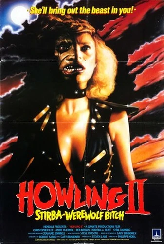 Howling II Stirba Werewolf Bitch (1985) White T-Shirt - idPoster.com