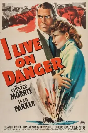 I Live on Danger (1942) White T-Shirt - idPoster.com