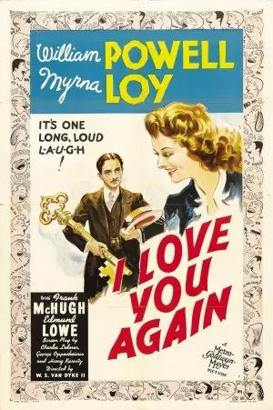 I Love You Again (1940) Men's Colored T-Shirt - idPoster.com
