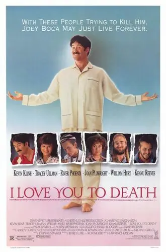 I Love You to Death (1990) Men's Colored Hoodie - idPoster.com