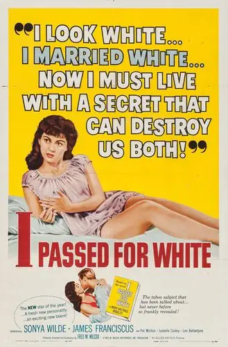 I Passed for White (1960) White T-Shirt - idPoster.com