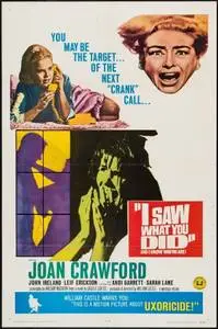I Saw What You Did (1965) posters and prints