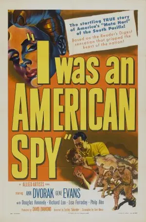 I Was an American Spy (1951) White T-Shirt - idPoster.com