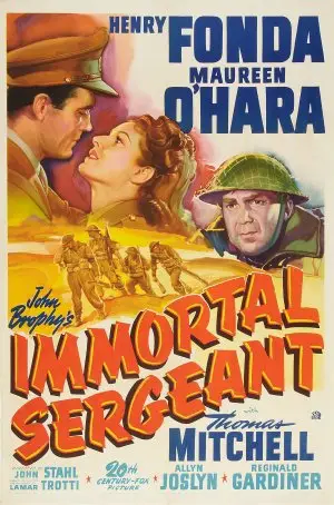 Immortal Sergeant (1943) Men's Colored  Long Sleeve T-Shirt - idPoster.com