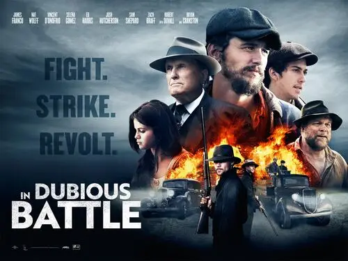 In Dubious Battle (2017) White Tank-Top - idPoster.com
