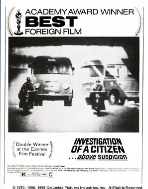 Indagine su un cittadino al di sopra di ogni sospetto (1970) Tote Bag - idPoster.com