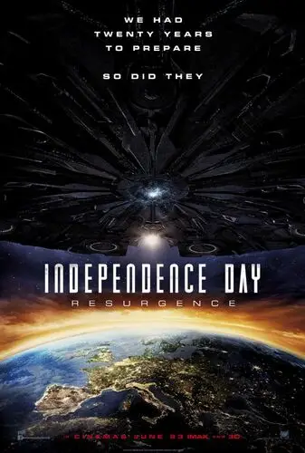Independence Day Resurgence (2016) White T-Shirt - idPoster.com