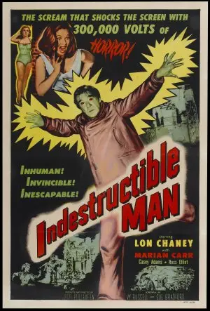 Indestructible Man (1956) White T-Shirt - idPoster.com
