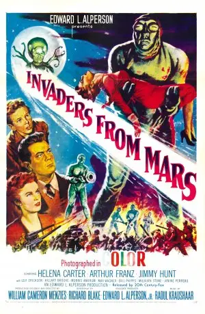 Invaders from Mars (1953) Women's Colored T-Shirt - idPoster.com