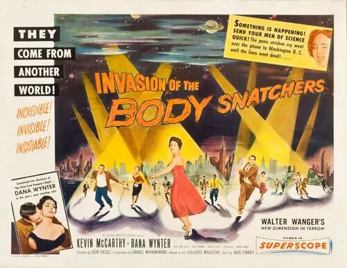 Invasion of the Body Snatchers (1956) Women's Colored T-Shirt - idPoster.com