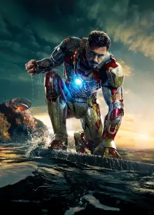 Iron Man 3 (2013) White T-Shirt - idPoster.com