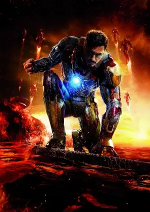 Iron Man 3 (2013) Men's Colored  Long Sleeve T-Shirt - idPoster.com