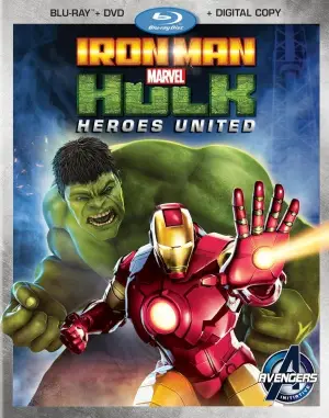 Iron Man n Hulk: Heroes United (2013) White T-Shirt - idPoster.com
