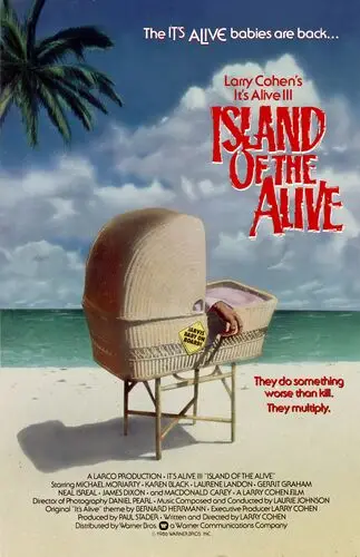 It's Alive III Island of the Alive (1987) Women's Colored Hoodie - idPoster.com