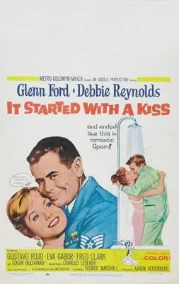 It Started with a Kiss (1959) Women's Colored  Long Sleeve T-Shirt - idPoster.com