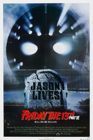Jason Lives: Friday the 13th Part VI (1986) Men's Colored  Long Sleeve T-Shirt - idPoster.com