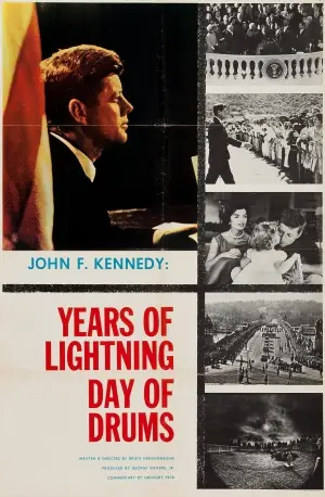 John F. Kennedy: Years of Lightning, Day of Drums (1965) White T-Shirt - idPoster.com