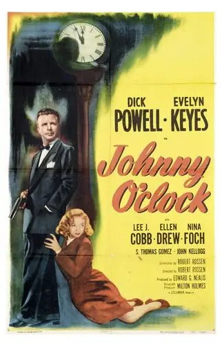 Johnny O'Clock (1947) Drawstring Backpack - idPoster.com
