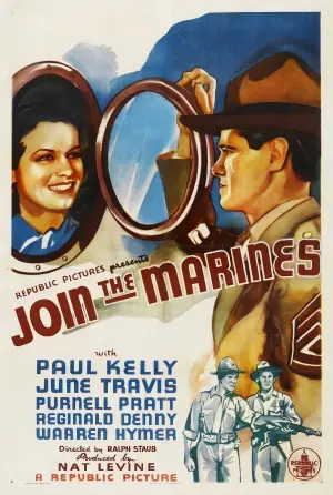 Join the Marines (1937) Men's Colored Hoodie - idPoster.com