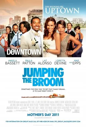 Jumping the Broom (2011) Women's Colored Hoodie - idPoster.com