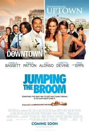 Jumping the Broom (2011) White T-Shirt - idPoster.com