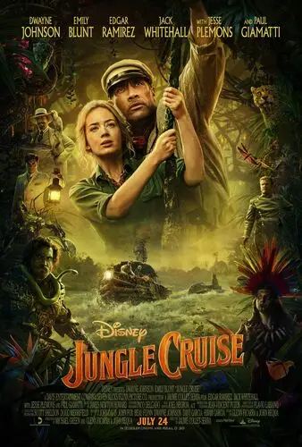 Jungle Cruise (2020) Men's Colored  Long Sleeve T-Shirt - idPoster.com