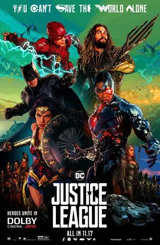 Justice League (2017) Men's Colored Hoodie - idPoster.com