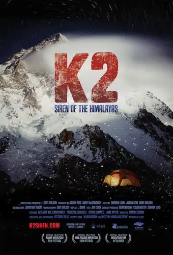 K2 Siren of the Himalayas (2013) Drawstring Backpack - idPoster.com