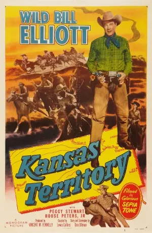 Kansas Territory (1952) Women's Colored Tank-Top - idPoster.com
