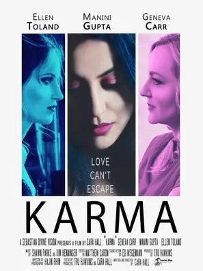 Karma (2019) White T-Shirt - idPoster.com