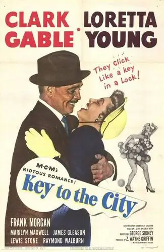 Key to the City (1950) Men's Colored T-Shirt - idPoster.com