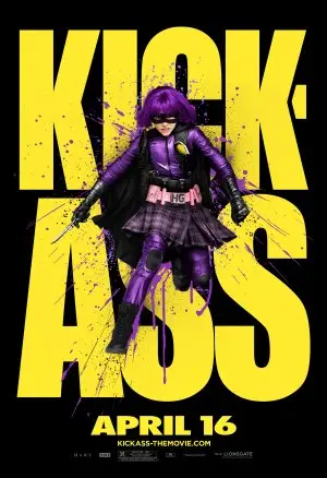Kick-Ass (2010) Women's Colored  Long Sleeve T-Shirt - idPoster.com
