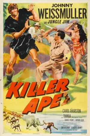Killer Ape (1953) Men's Colored  Long Sleeve T-Shirt - idPoster.com