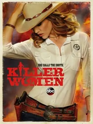 Killer Women (2014) White T-Shirt - idPoster.com