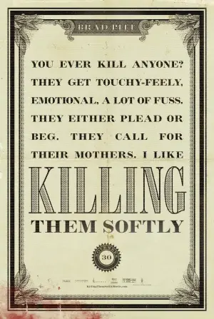 Killing Them Softly (2012) White T-Shirt - idPoster.com