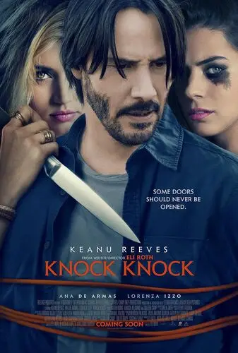 Knock Knock (2015) Women's Colored Hoodie - idPoster.com