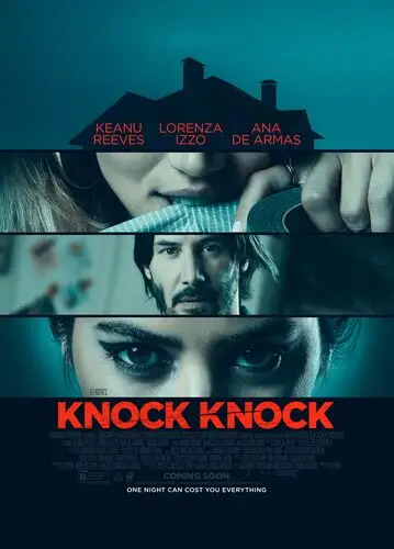 Knock Knock (2015) Drawstring Backpack - idPoster.com