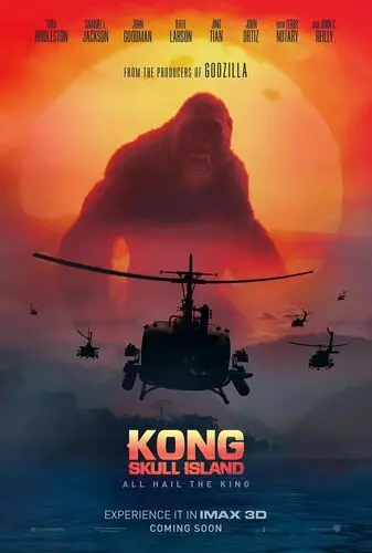 Kong: Skull Island (2017) White T-Shirt - idPoster.com