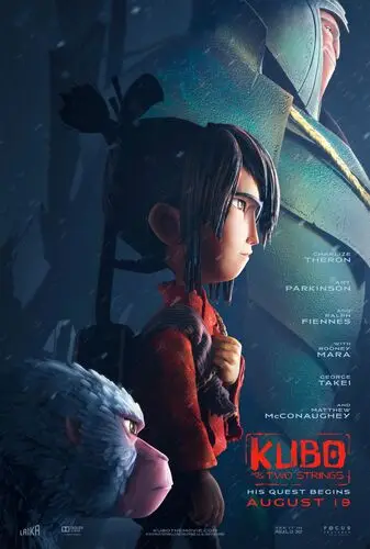 Kubo and the Two Strings (2016) Drawstring Backpack - idPoster.com