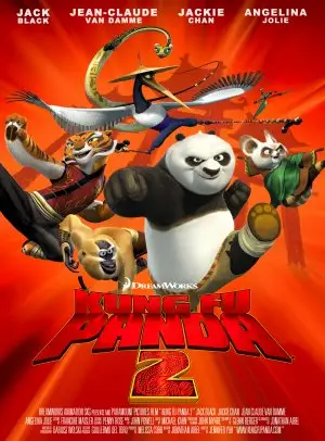 Kung Fu Panda 2 (2011) White T-Shirt - idPoster.com